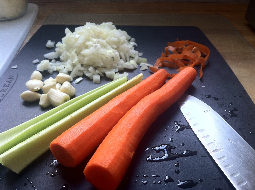 Carrots Celery Garlic Onion