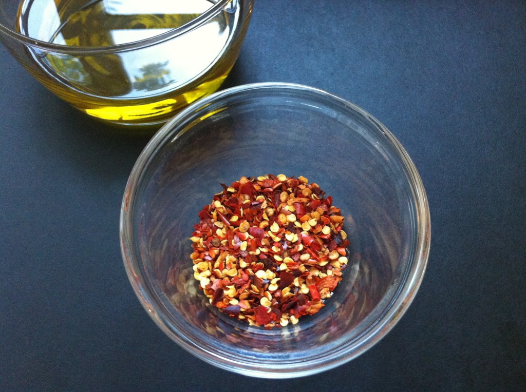 Oil & Red Pepper Flakes