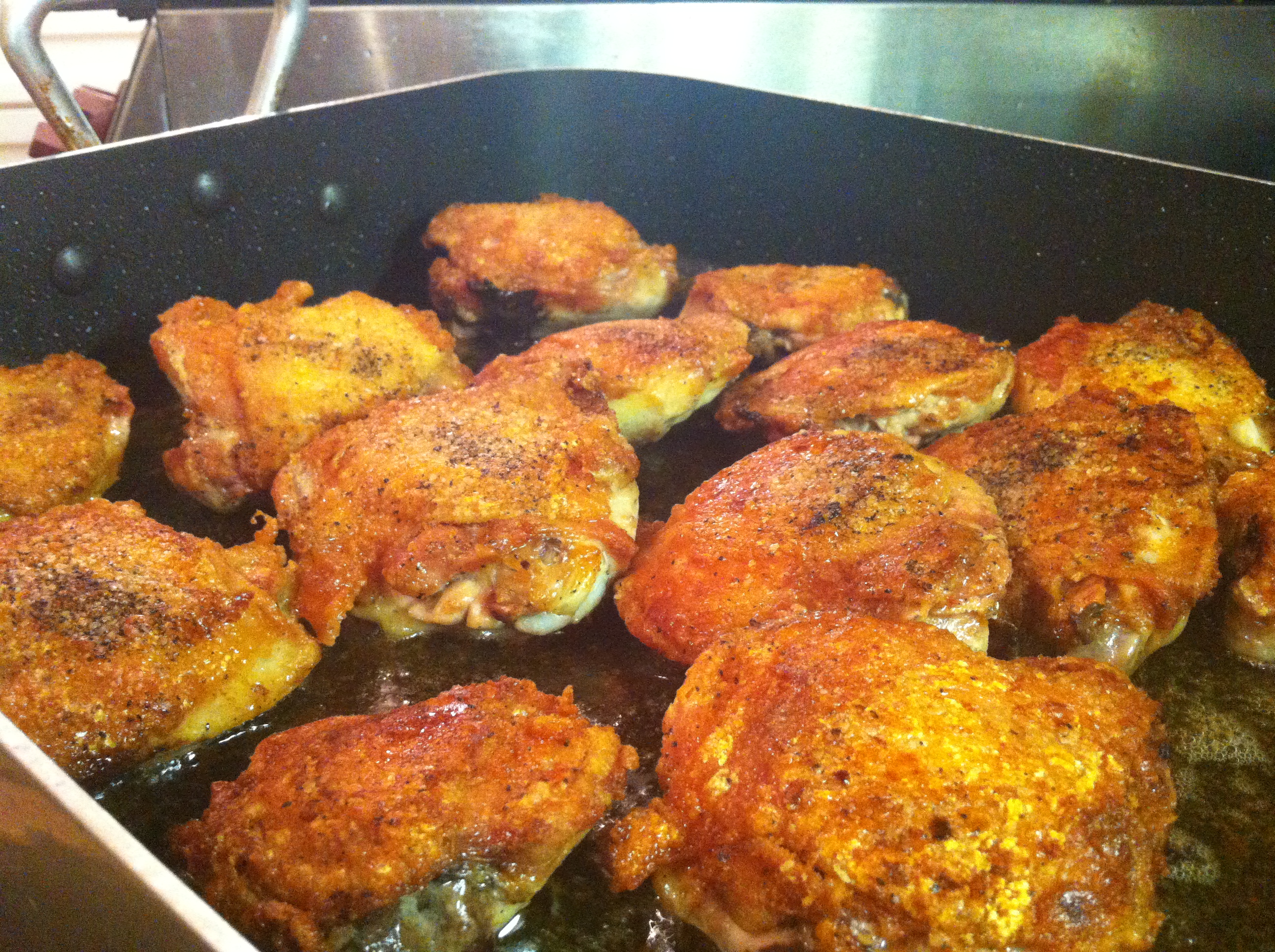 Chicken thighs Browning