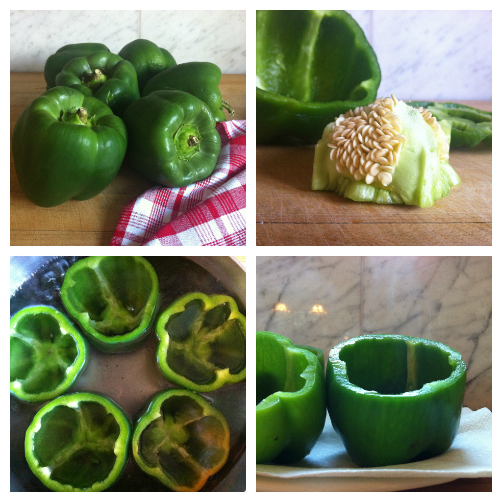 Green Bell Pepper Collage