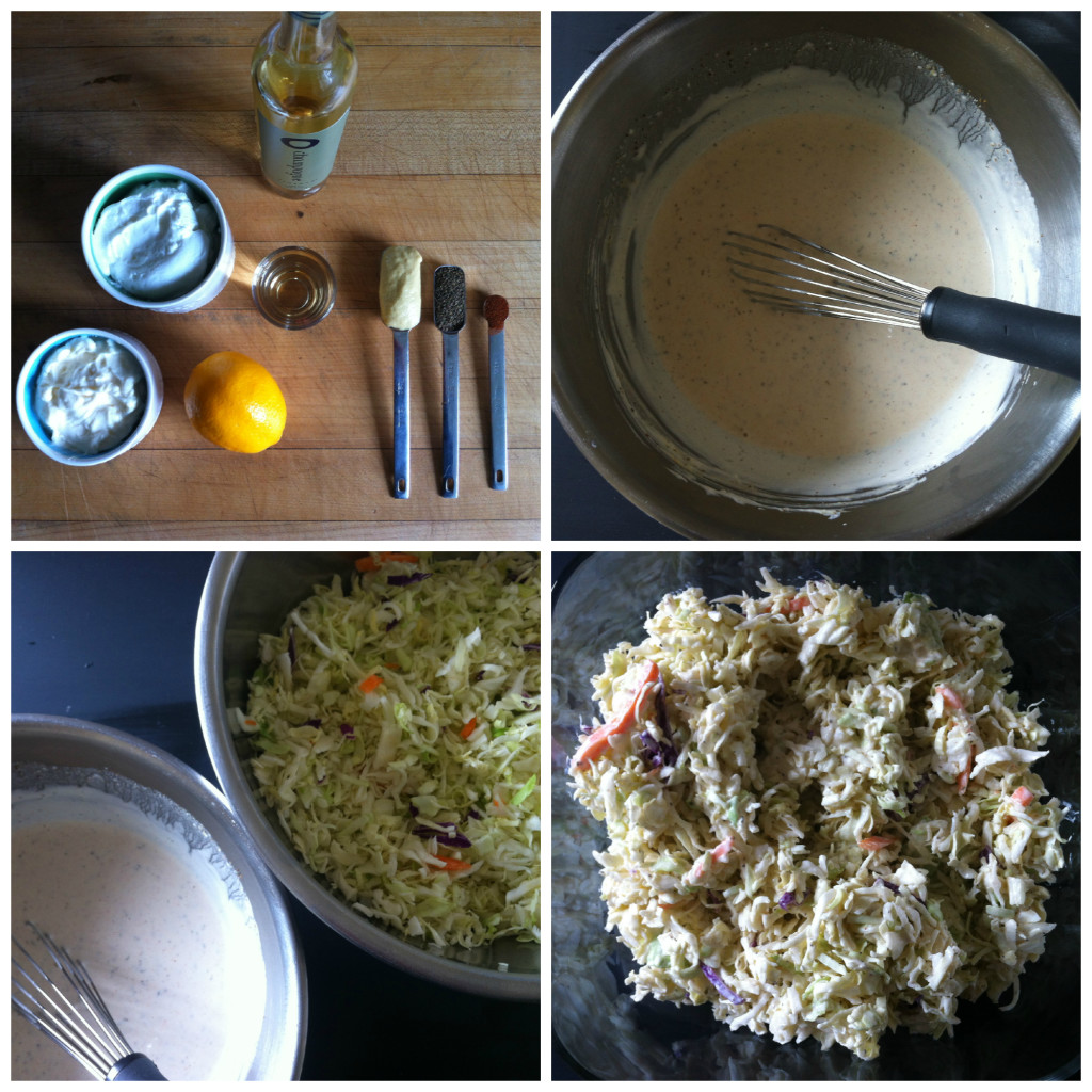 Cole Slaw Dressing Collage