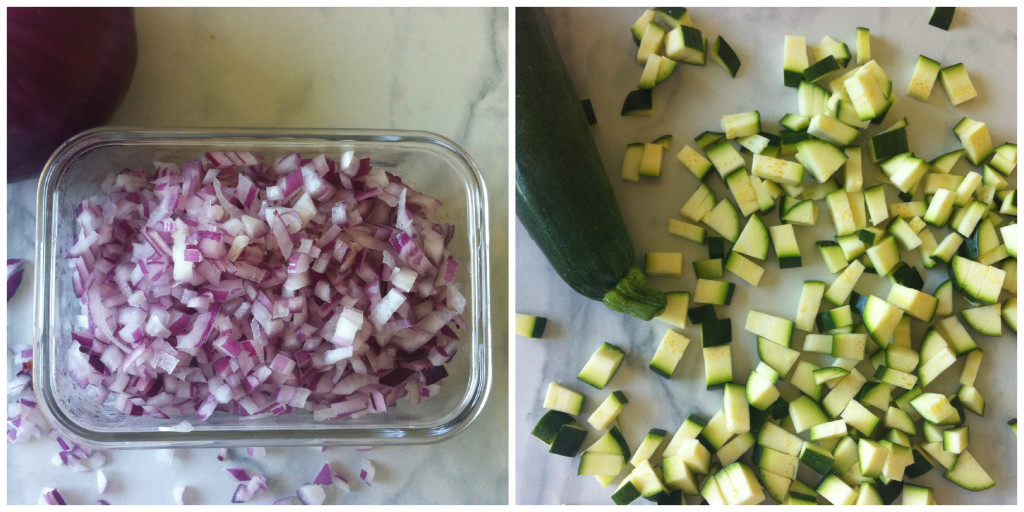 Onion & Zucchini Collage
