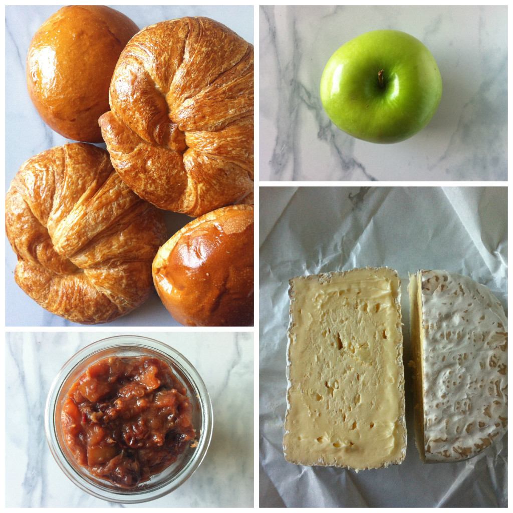 Bread Cheese Chutney Collage