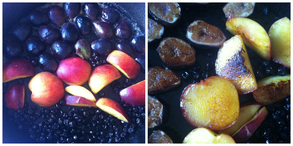 Grilled Fruit Collage