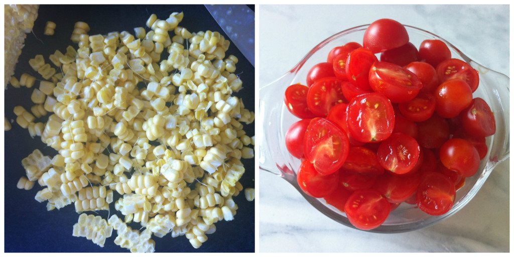 Corn Tomatoes Collage