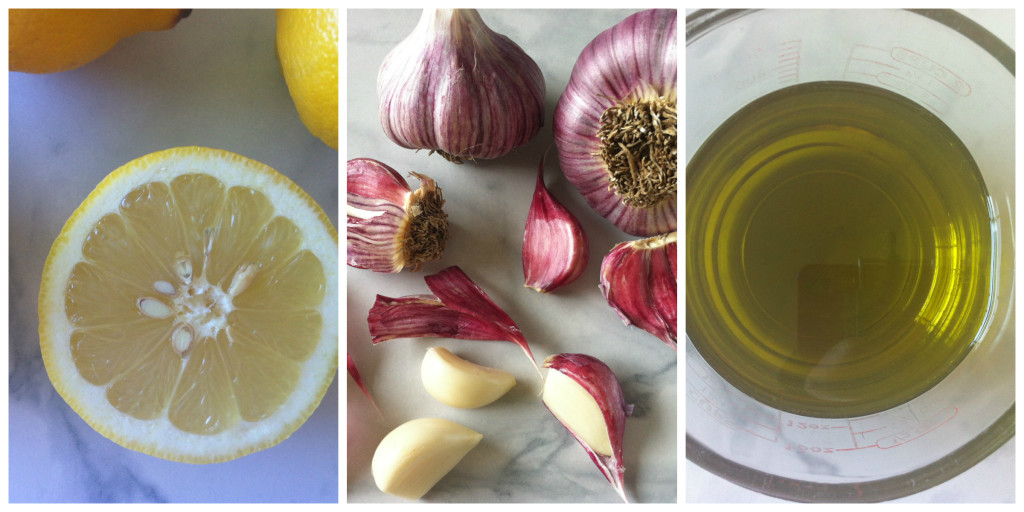 Lemon~Garlic Vinaigrette Collage