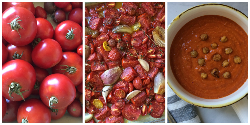 Roasted Tomato Soup Collage